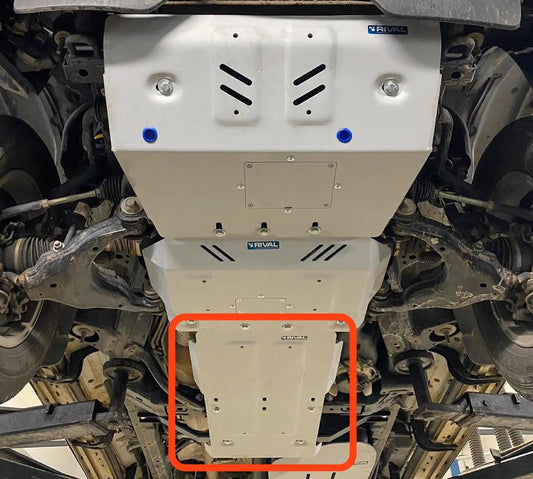 Aluminium Transfer Case Underbody Armour Toyota Land Cruiser Prado 2009-On - RIVAL 4x4 Australia